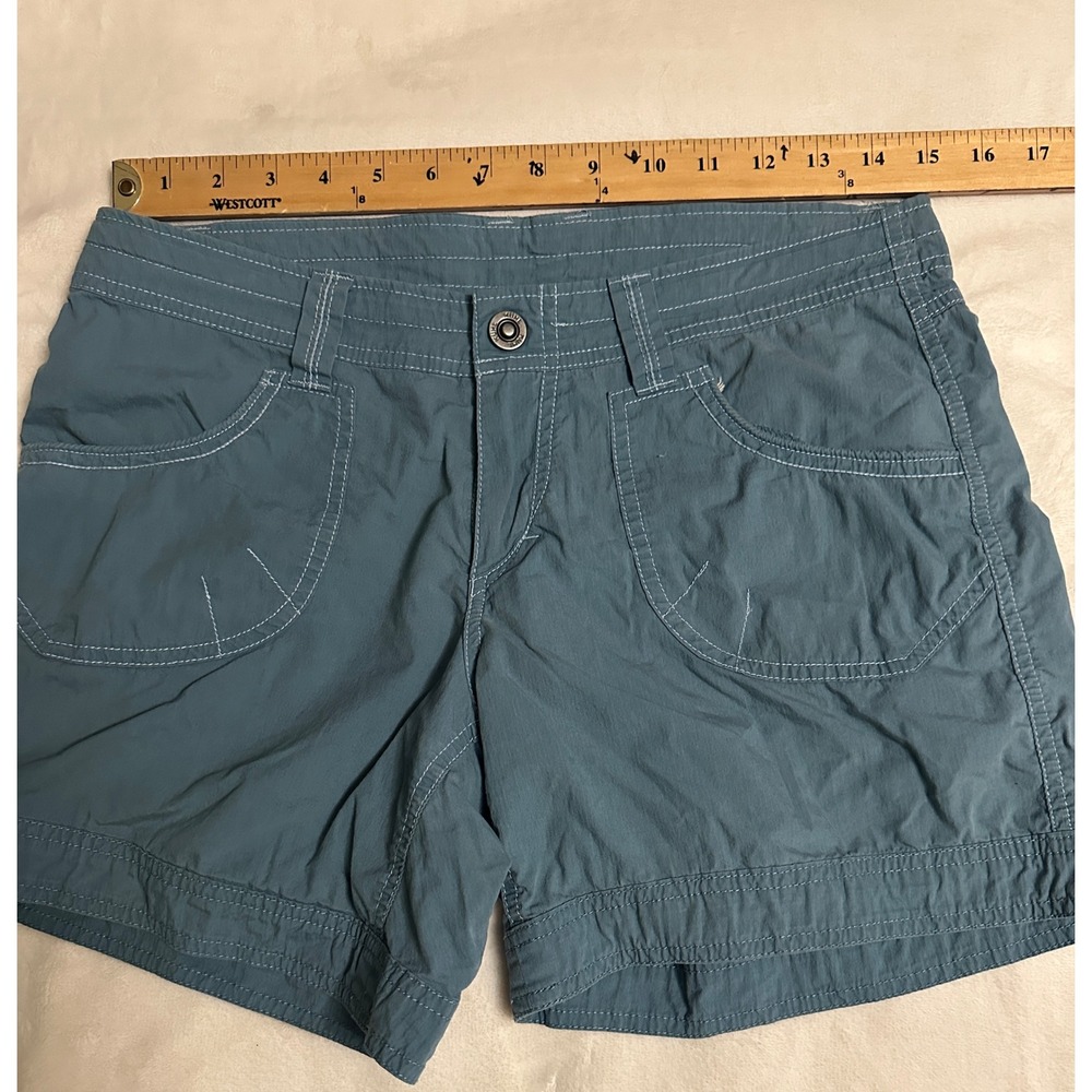 Kuhl Splash 5.5 Hiking Shorts Womens 6 Slate Blue Gray Cargo Utility Outdoor - Picture 13 of 16